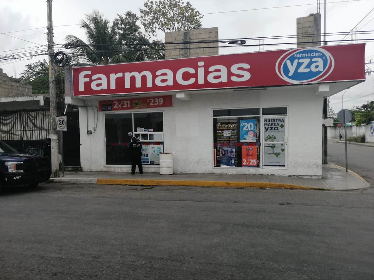 Asaltan farmacia en Playa del Carmen
