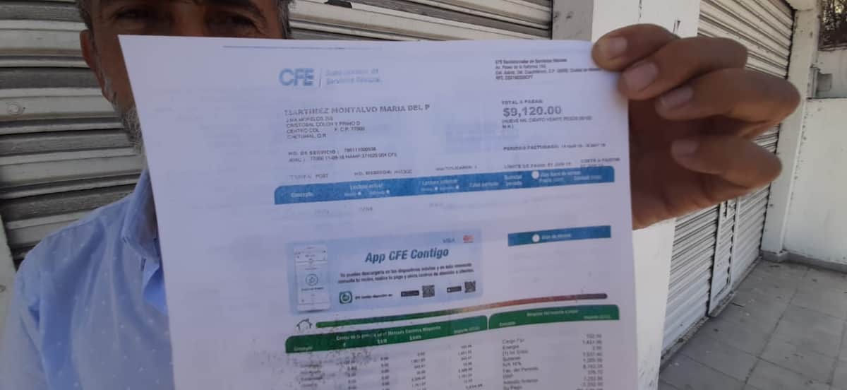 Ante los cobros excesivos, chetumaleños organizan protestas contra CFE