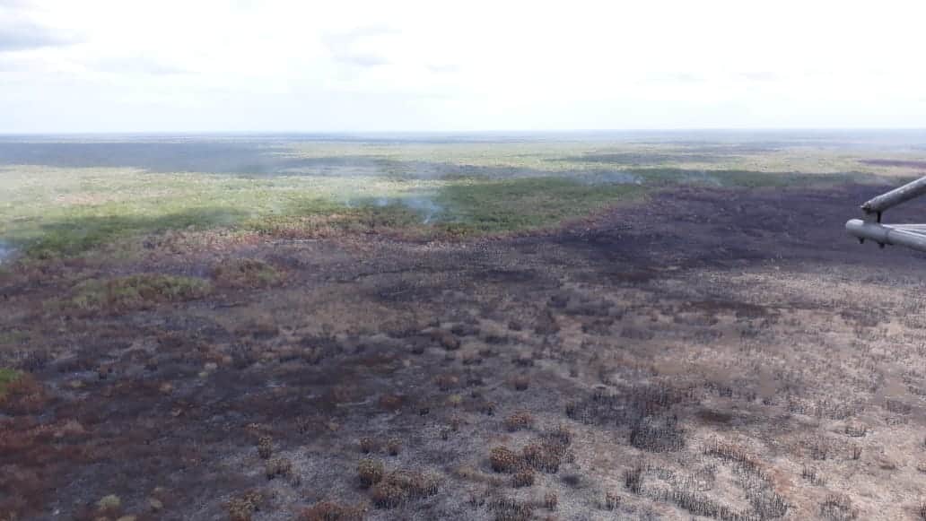 Incendio en Sian Ka'an, controlado en un 85%