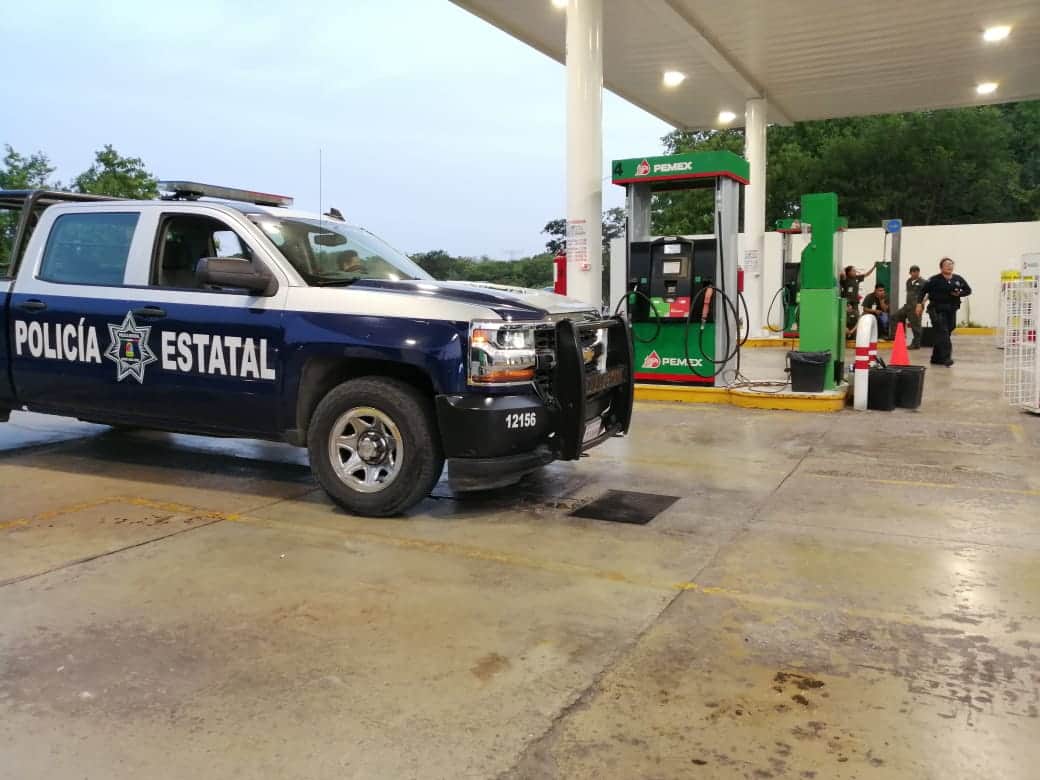Asalto armado a gasolinera en Playa del Carmen