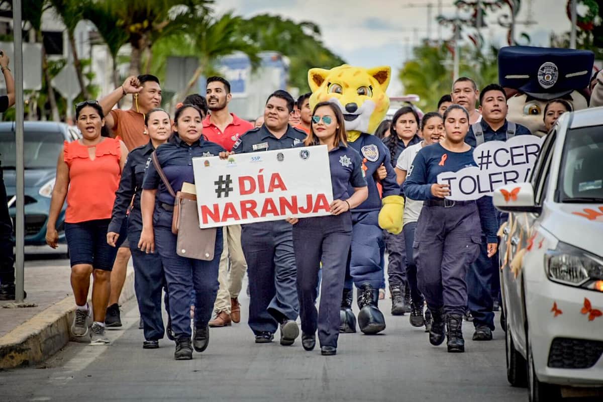 Marchan para visibilizar la violencia contra las mujeres