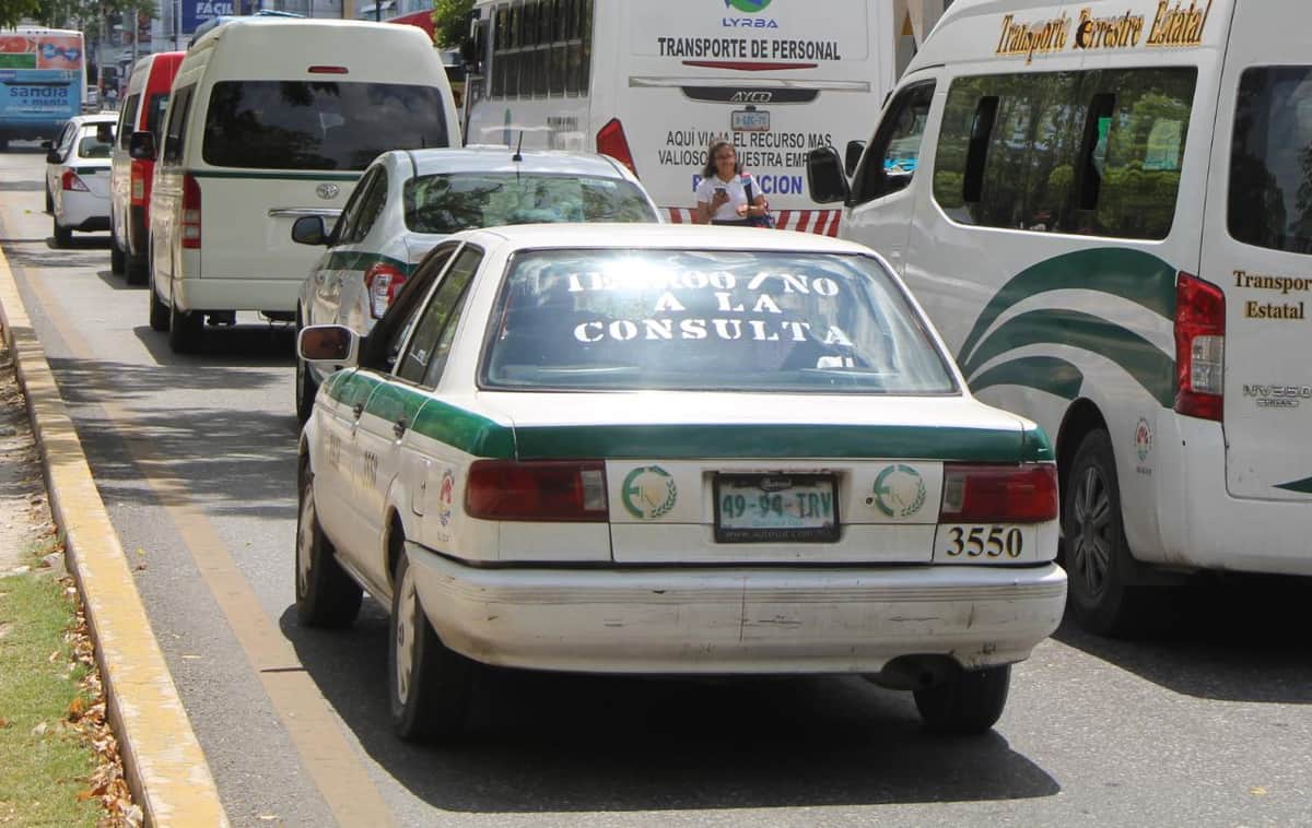Sube "otra vez" tarifa de taxi en Quintana Roo