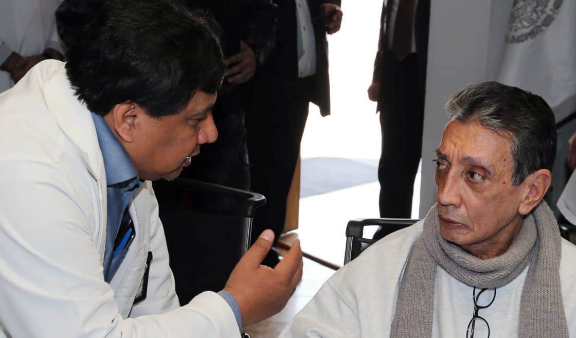 Mario Villanueva, con 47% de capacidad pulmonar