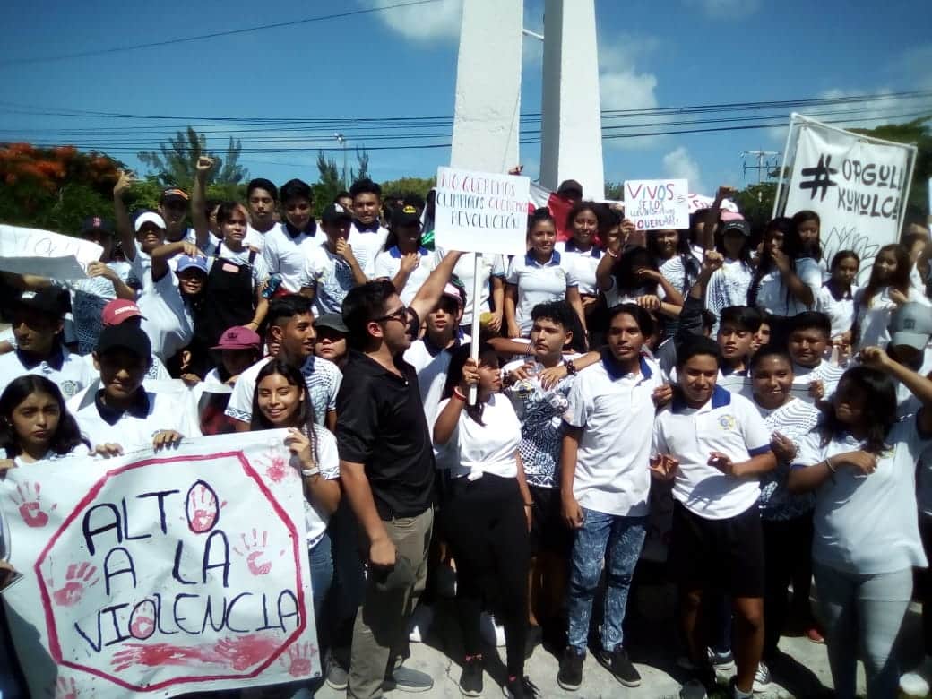 Así se conmemoró el 2 de octubre en Cancún
