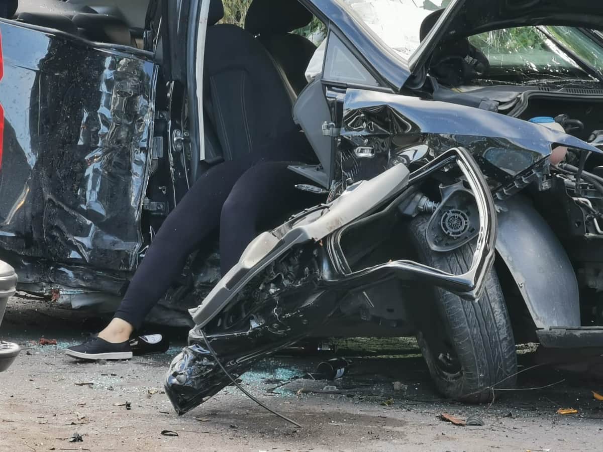 Asegura SSP que policía era pasajero y no conductor en choque donde murió embarazada