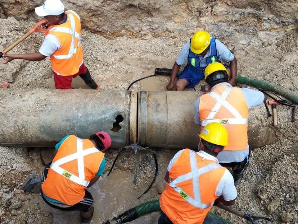 Ha pagado CAPA 160 mil pesos en daños, por obras en Chetumal