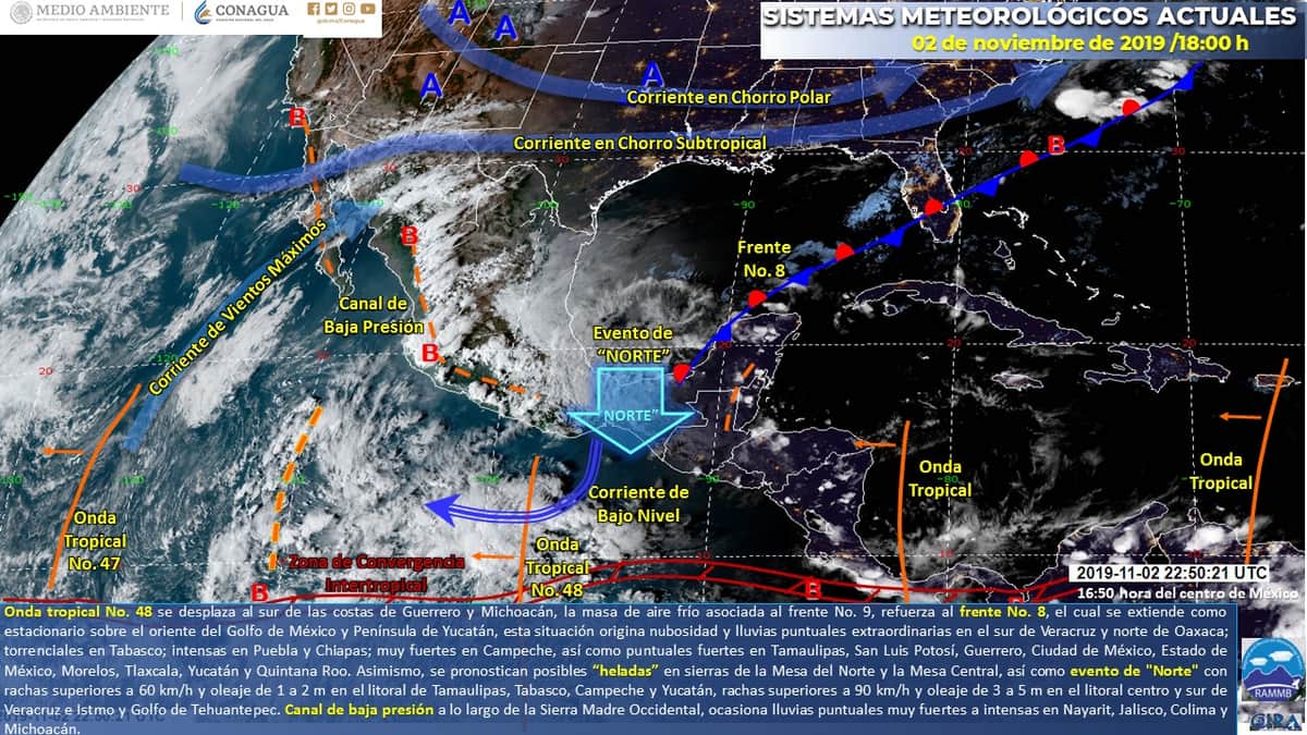 Clima: Domingo con lluvias aisladas en Quintana Roo