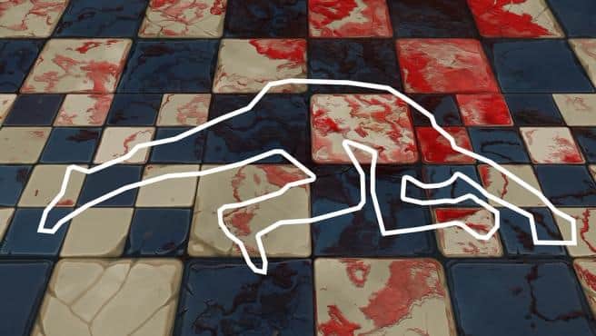 Mujer monta una escena del crimen para asustar a los nuevos inquilinos