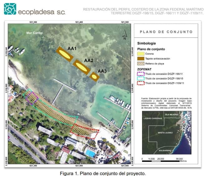 Instalarán barreras marinas frente a Villas Juveniles del CREA