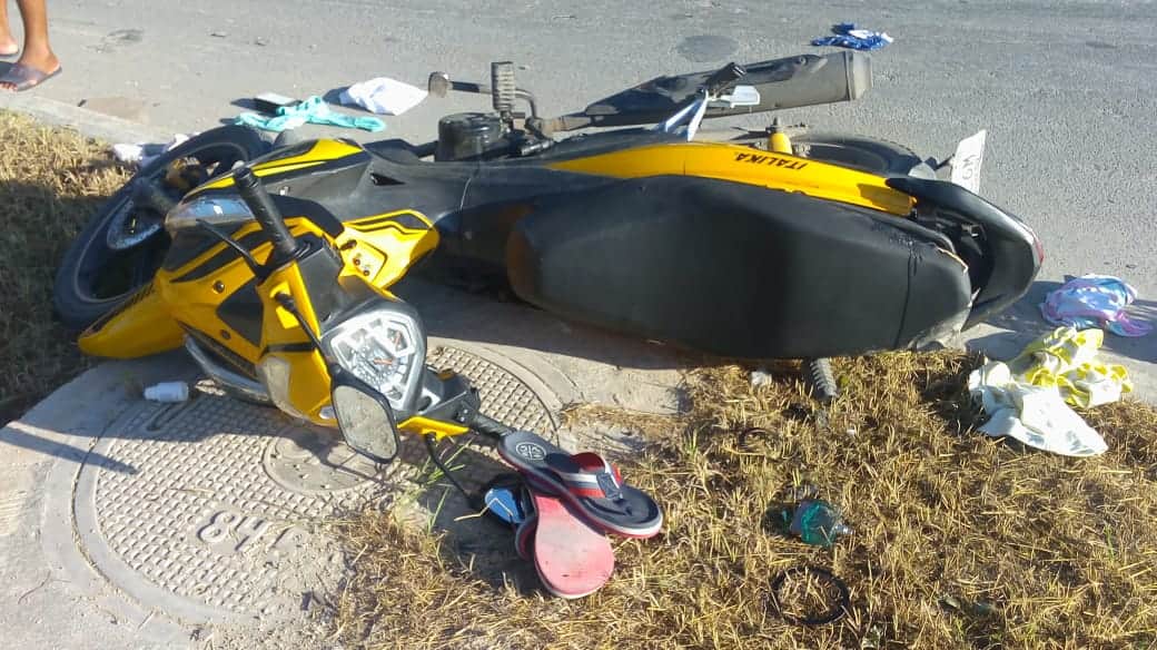 Atropellan a menor de edad que circulaba en moto en Chetumal