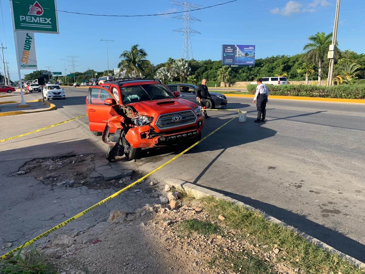 Atropellan a motociclista en Playa del Carmen y muere