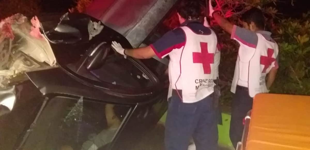 Accidente por jugar “carreritas” en Chetumal