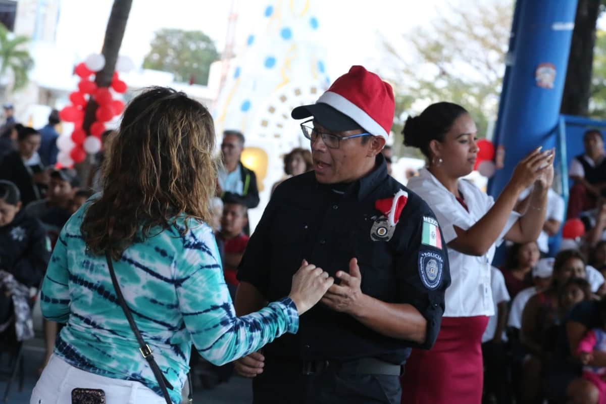 Celebran posada de la Policía Municipal de Tulum