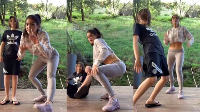 Se viralizan videos de Ana Bárbara y su hijo bailando