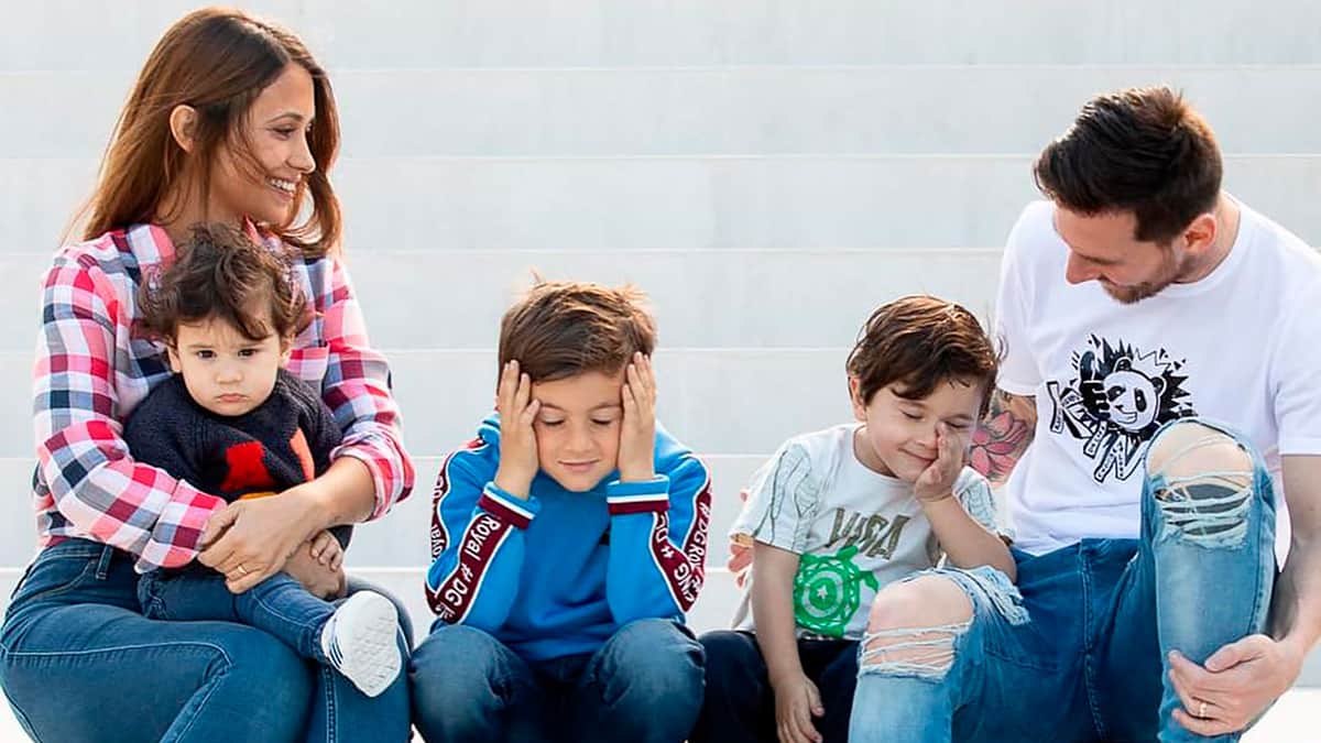 Festejan a Messi y a Cristiano en el Día del Padre