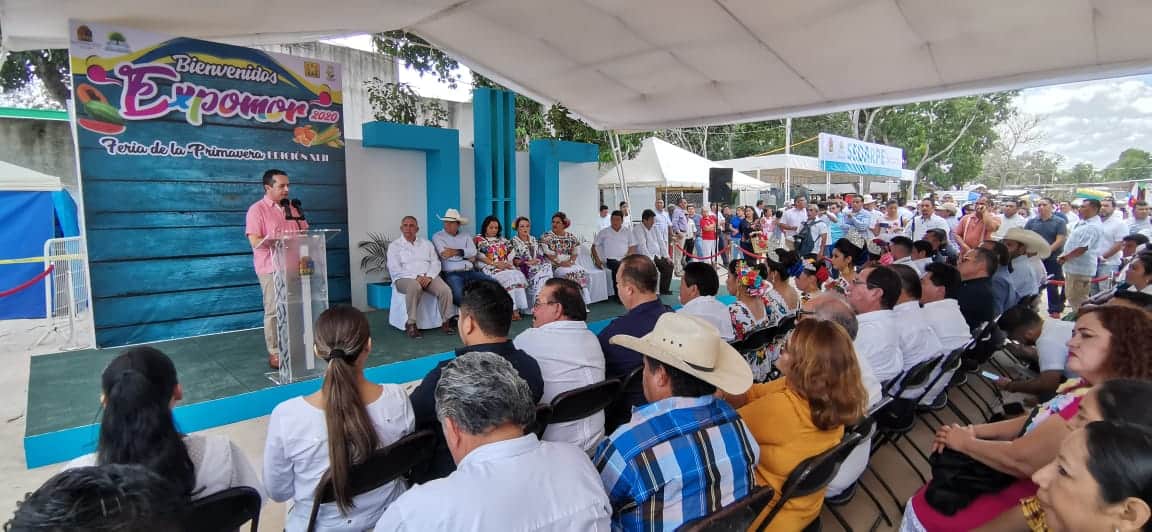 ¡Sin un peso de gobierno! arranca feria Expomor en la Zona Maya