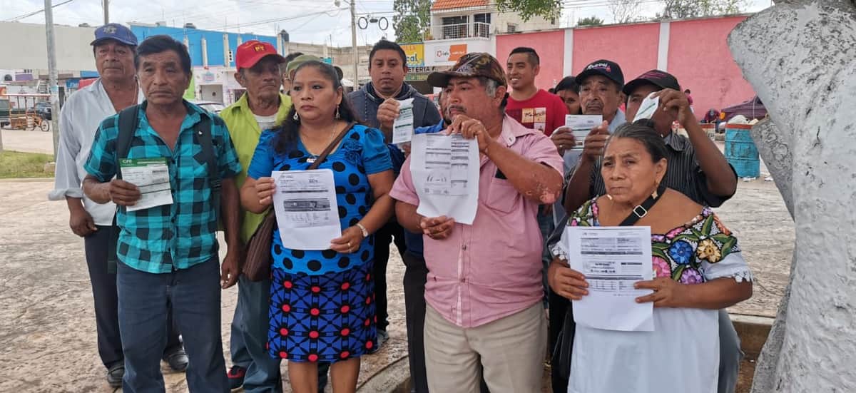 ¡Sin electrodomésticos! llegan recibos por 18 mil pesos en la Zona Maya