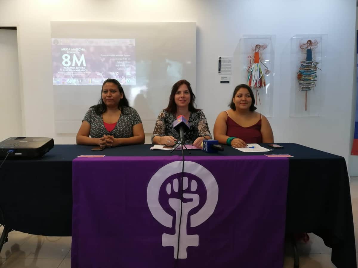 Convocan a marcha feminista en Cancún sin pañuelos celestes, antiaborto