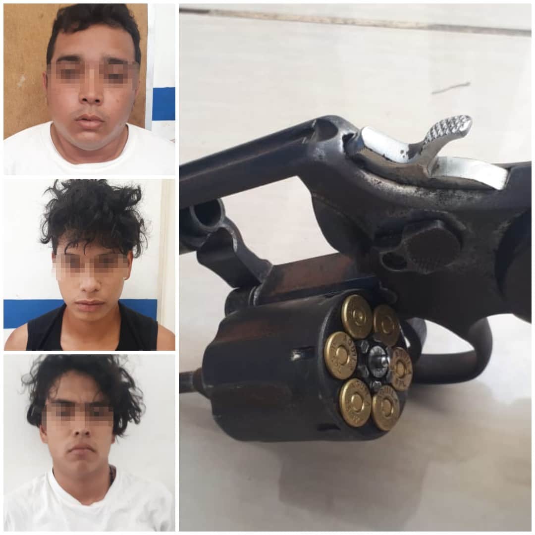 Hieren a empleado en asalto en Playa del Carmen; hay tres detenidos