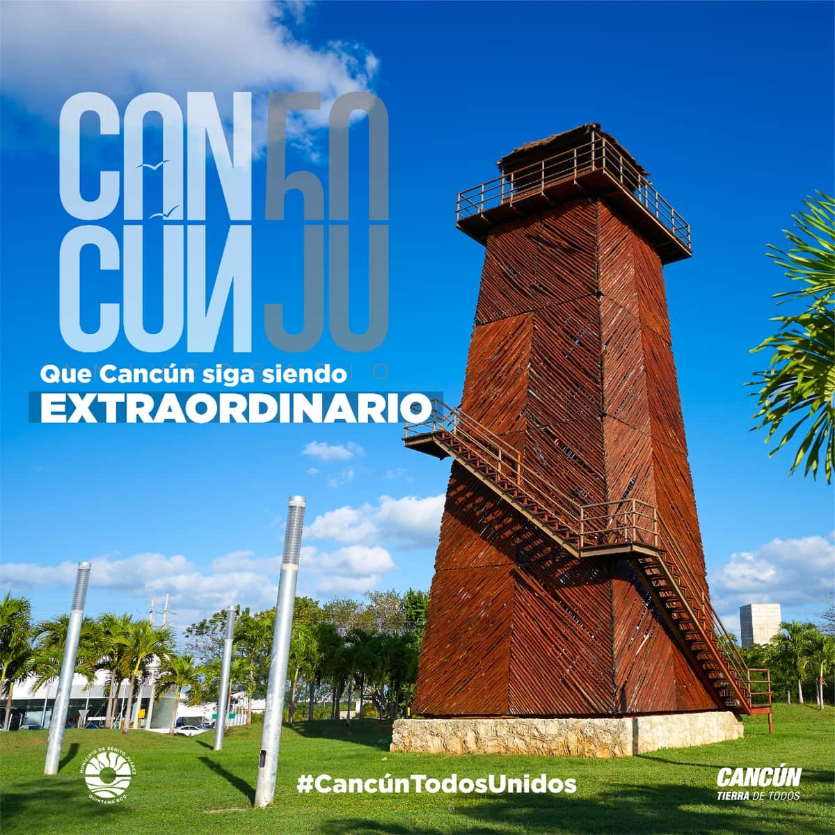 Celebración “virtual” del 50 aniversario de Cancún es tendencia