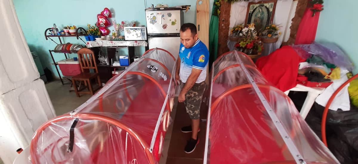 Enfermero de Chetumal crea cápsulas que podrían evitar contagios 