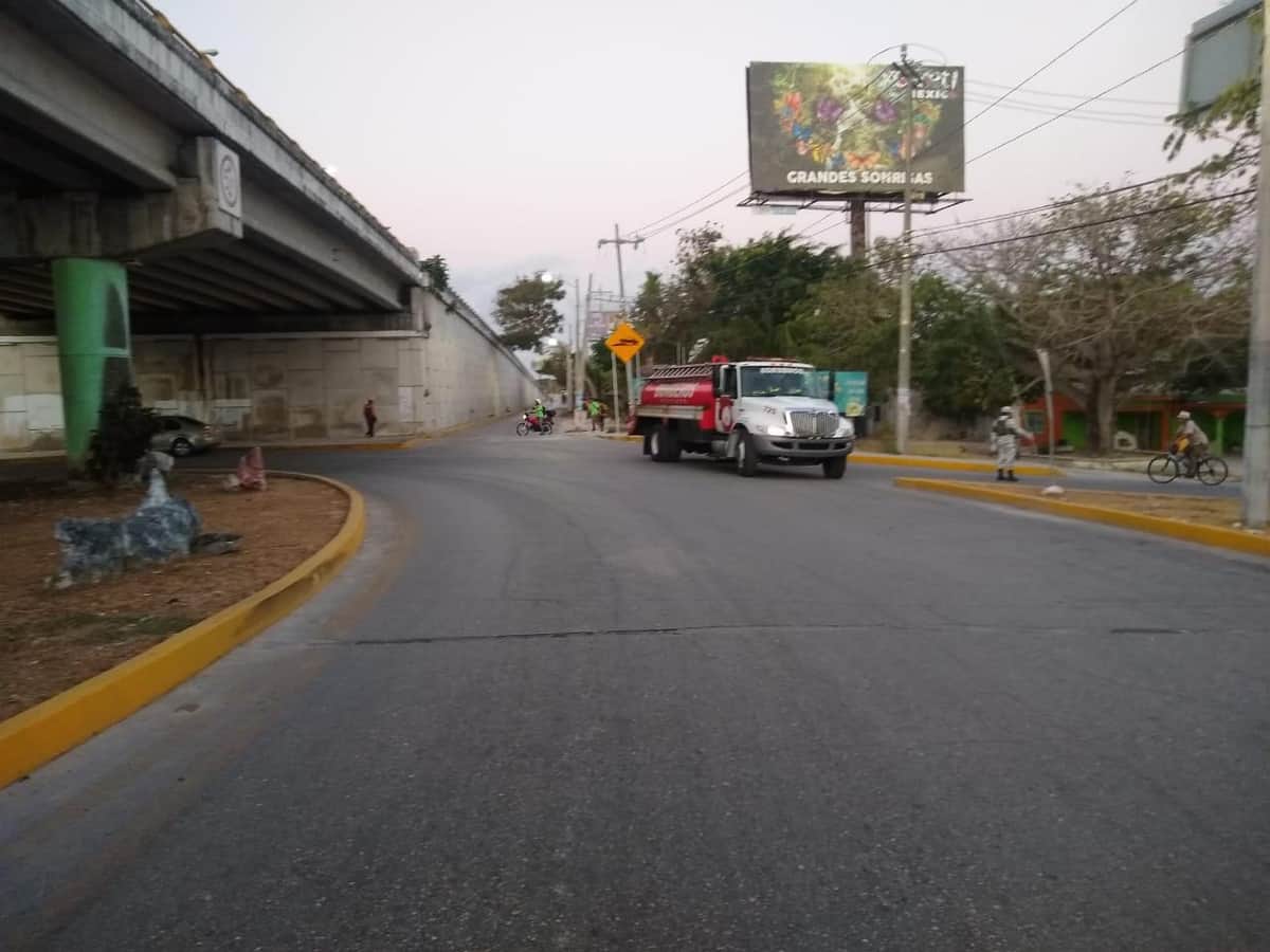 A la usanza norteña, cuelgan ejecutado en puente de Puerto Aventuras