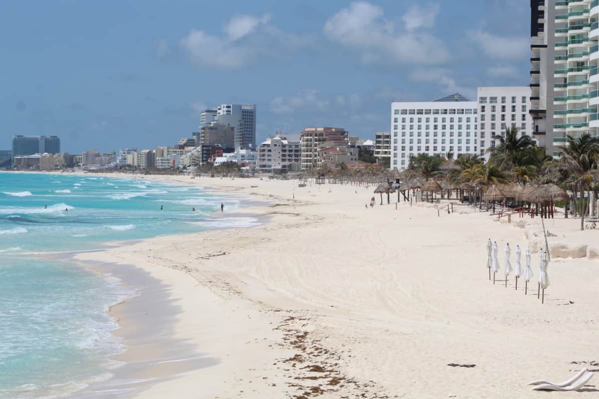 Galería: Así lucen las playas de Cancún en plena pandemia de coronavirus