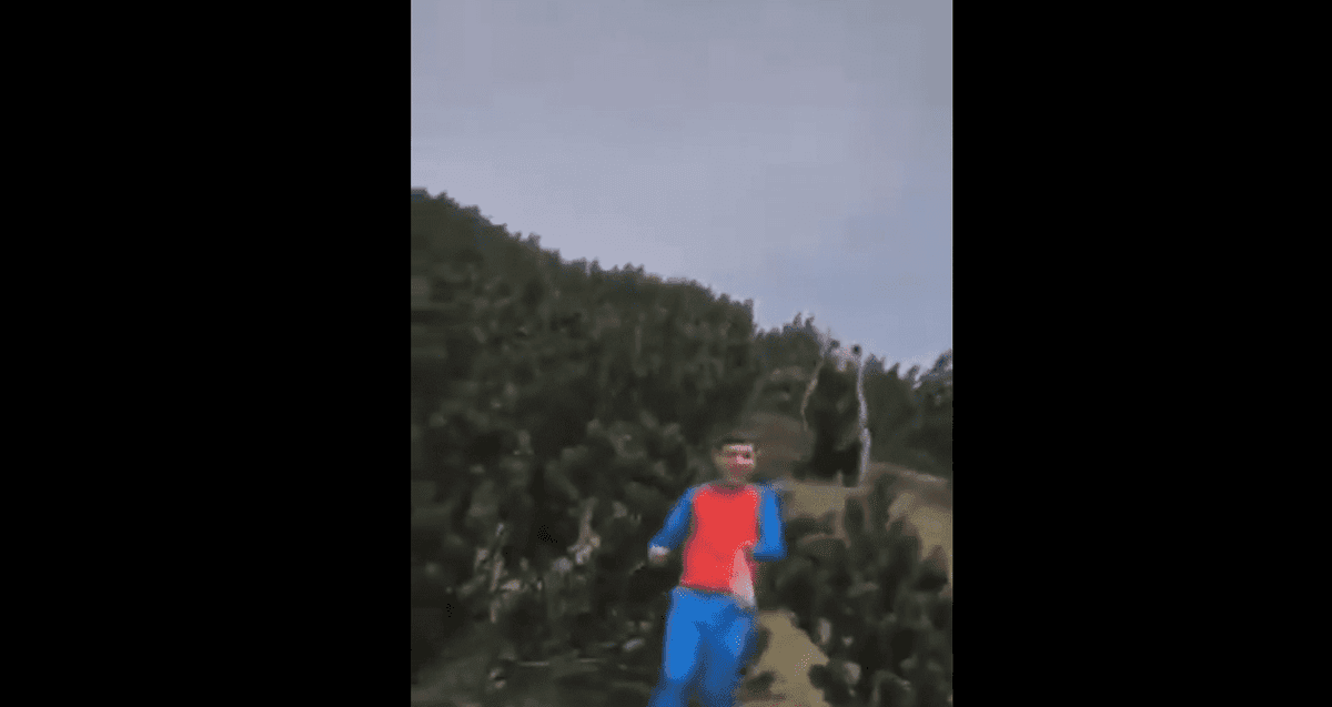 Video: ¡Impresionante actitud de niño de 12 años asechado por oso gigante!