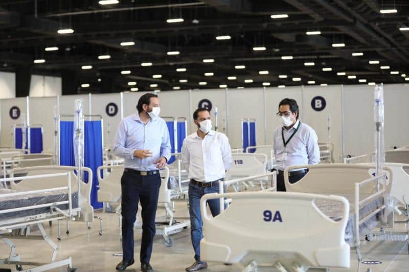 Mauricio Vila habilita centro de convenciones para recibir a pacientes con Covid-19