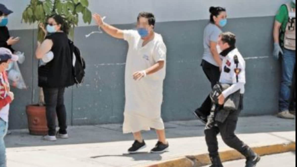 Paciente huye del hospital por traslado a área de Covid-19 sin prueba previa