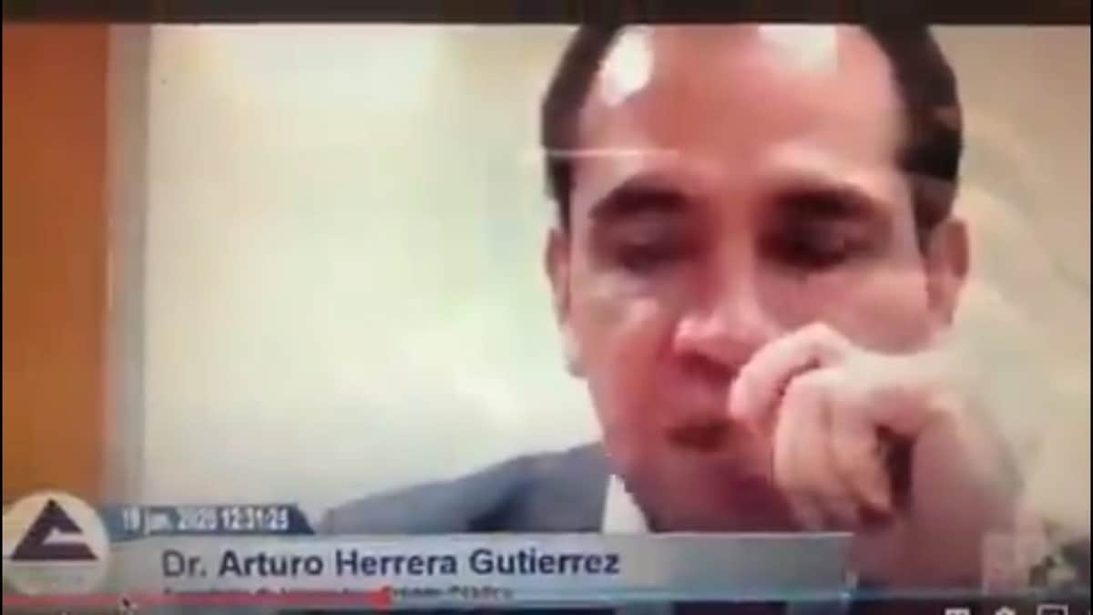 Difunden video en el que Arturo Herrera ya presentaba síntomas de Covid-19