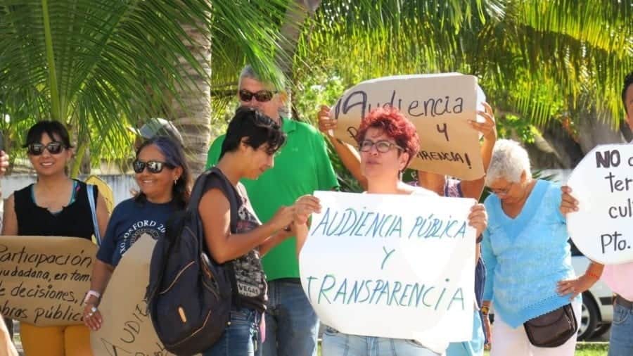 Acusa PVEM intereses políticos en protesta en Puerto Morelos