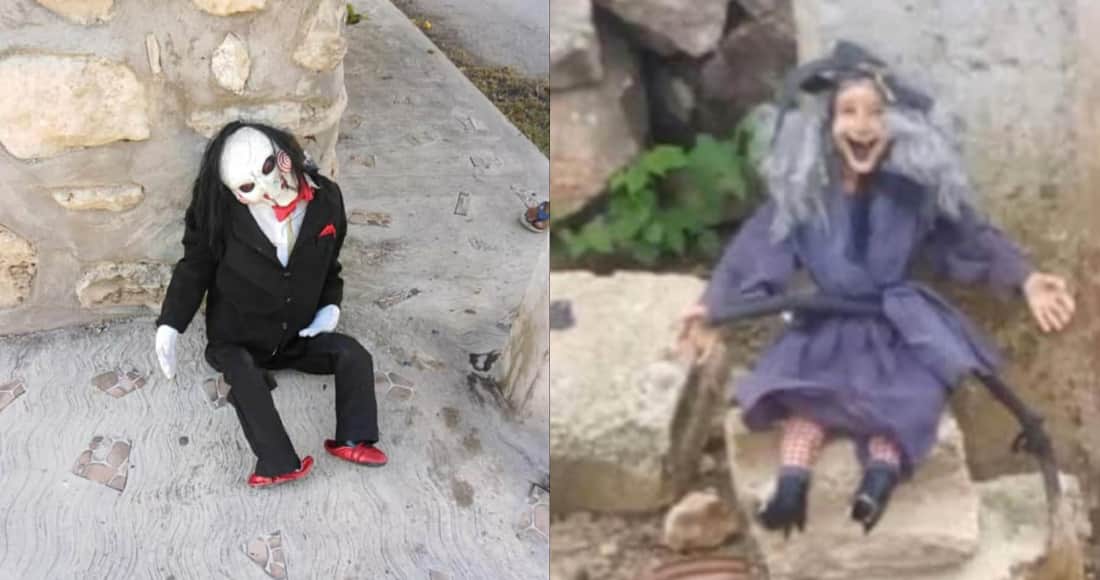 Pobladores de Yucatán se llevan tremendo susto con muñeco de película terror