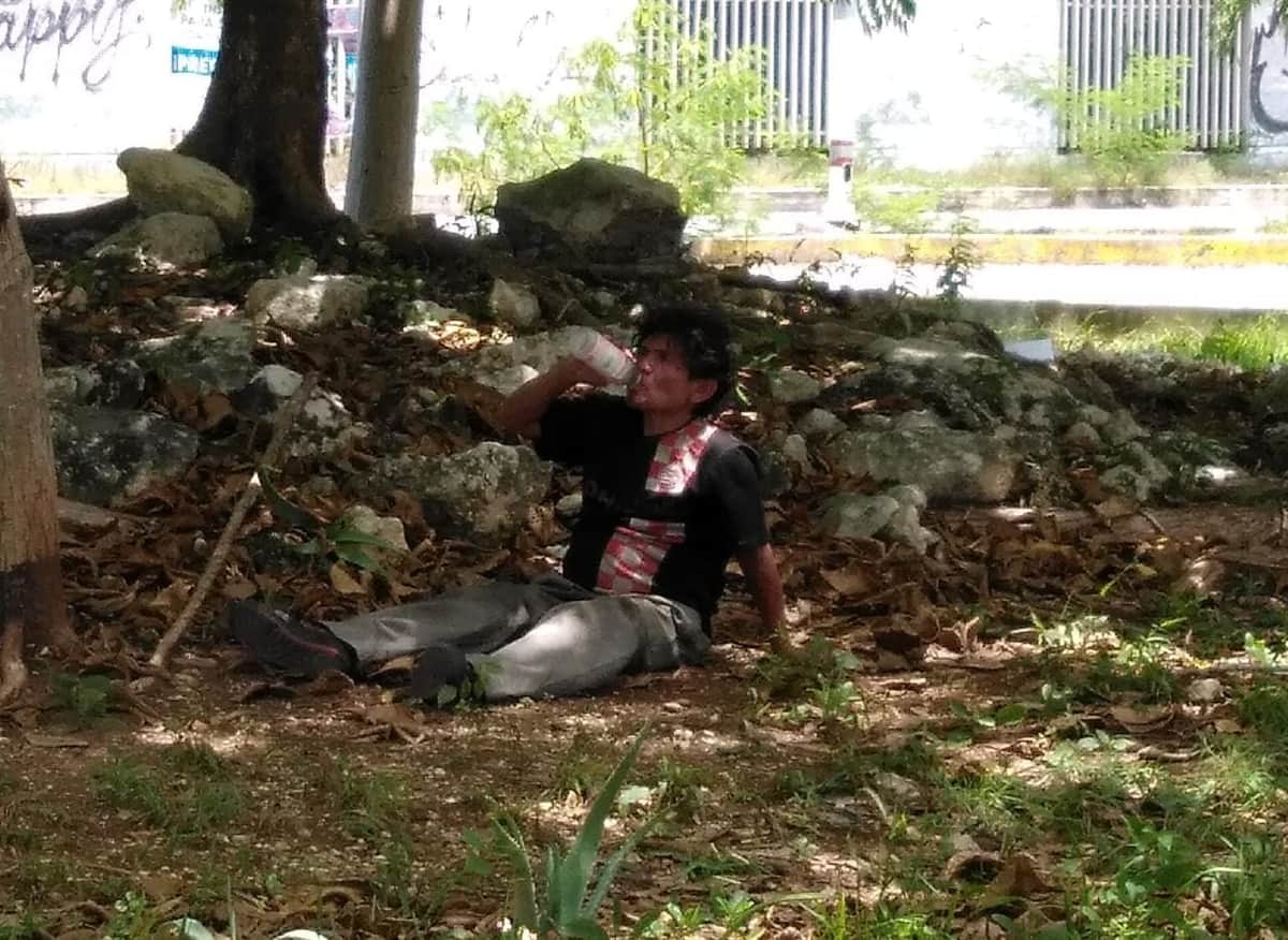 Indigente aparece muerto en Cancún
