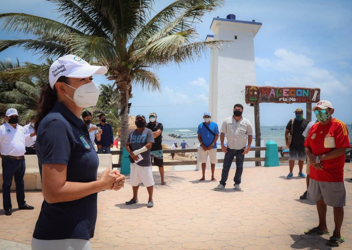 Apoyan a náuticos de Puerto Morelos para reactivar sus embarcaciones