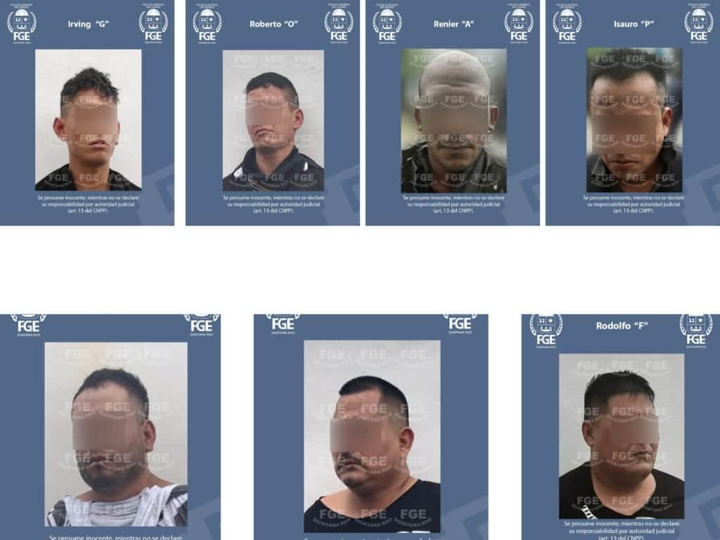 Detienen a siete por secuestro en Cancún