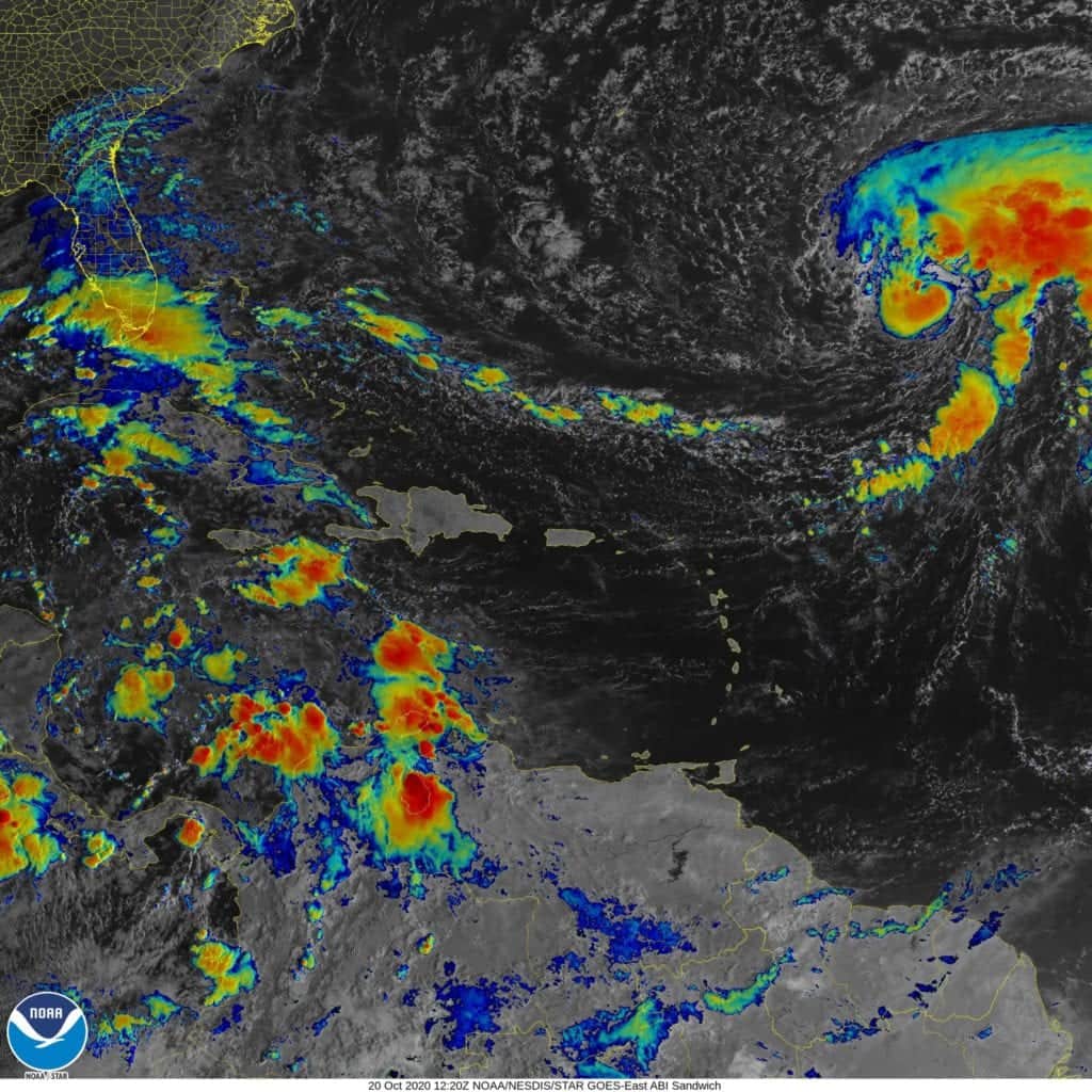 Tormenta Tropical 'Épsilon' se ubica a poco más de 3 mil kilómetros de Q. Roo