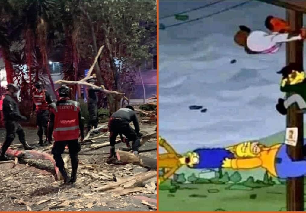 Activan Alerta Amarilla en CDMX por fuertes vientos; capitalinos reaccionan con memes