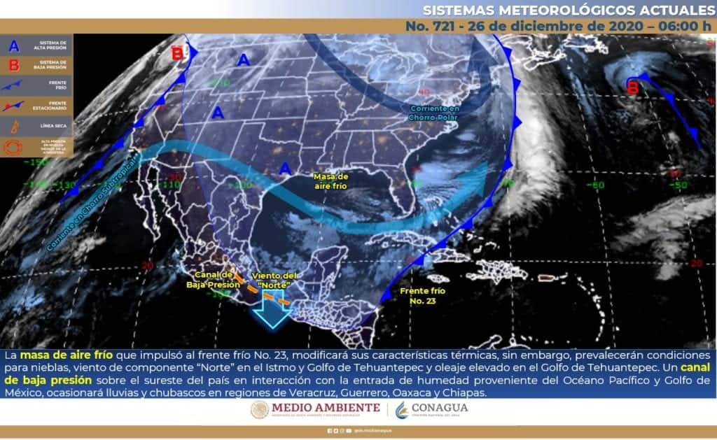Clima: Seguirán las bajas temperaturas en la Península de Yucatán