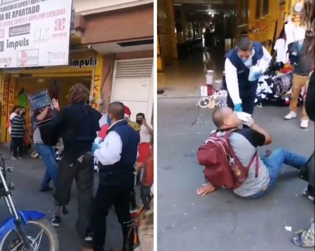 Video: Luchadores dan 'sillazos' para que la gente use el cubrebocas y se vuelven virales