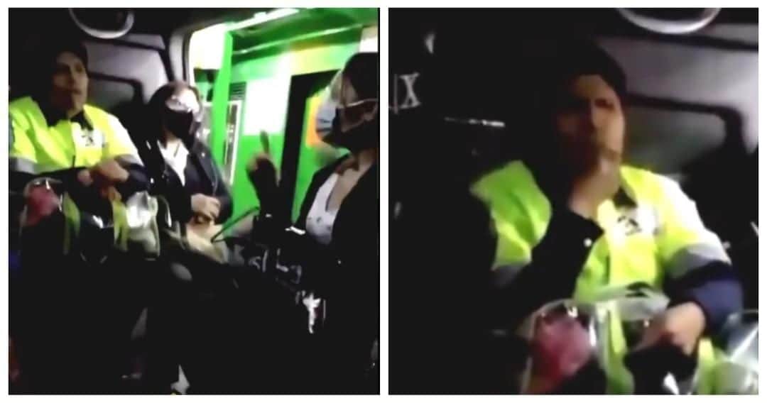 Video: Mujer no se pone cubrebocas por ir comiendo; la llaman #LadyPepitas