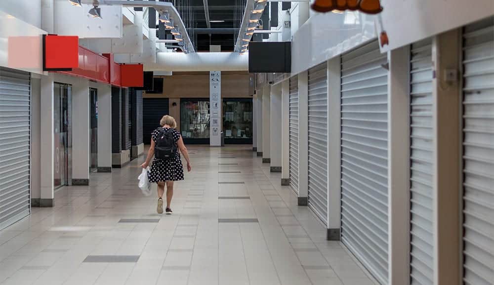 Como ciudad fantasma: locales comerciales se vacían por la pandemia en la CDMX