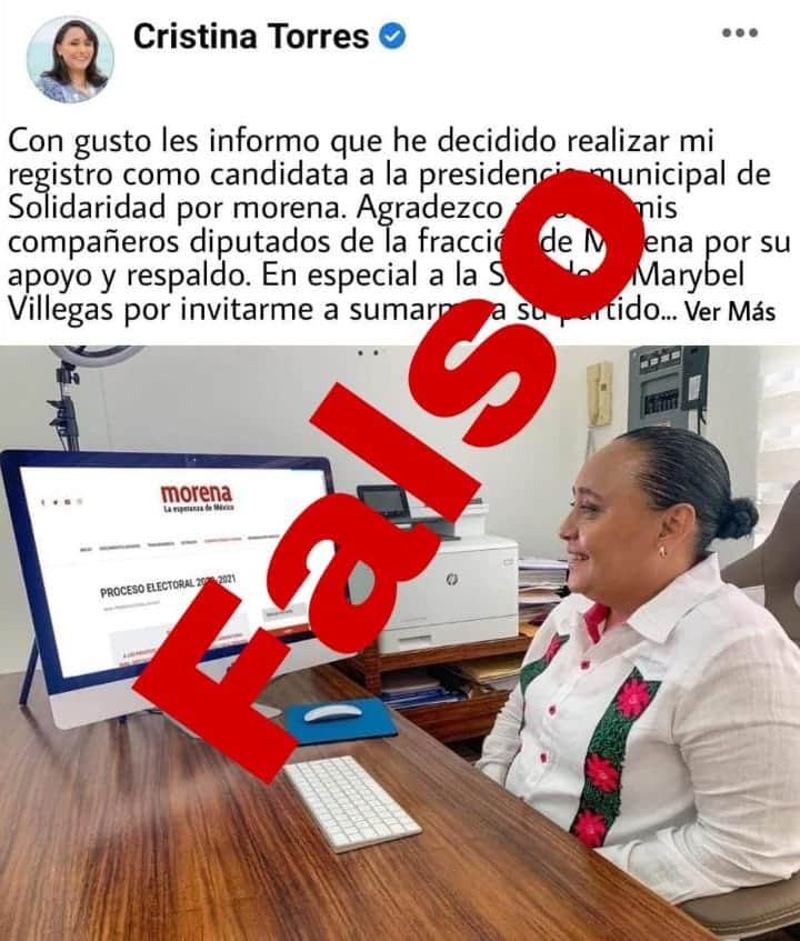 Se empodera Cristina Torres rumbo a la candidatura de Morena