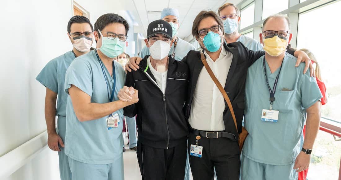 Toño Mauri es dado de alta tras doble transplante de pulmón y ocho meses de estar internado