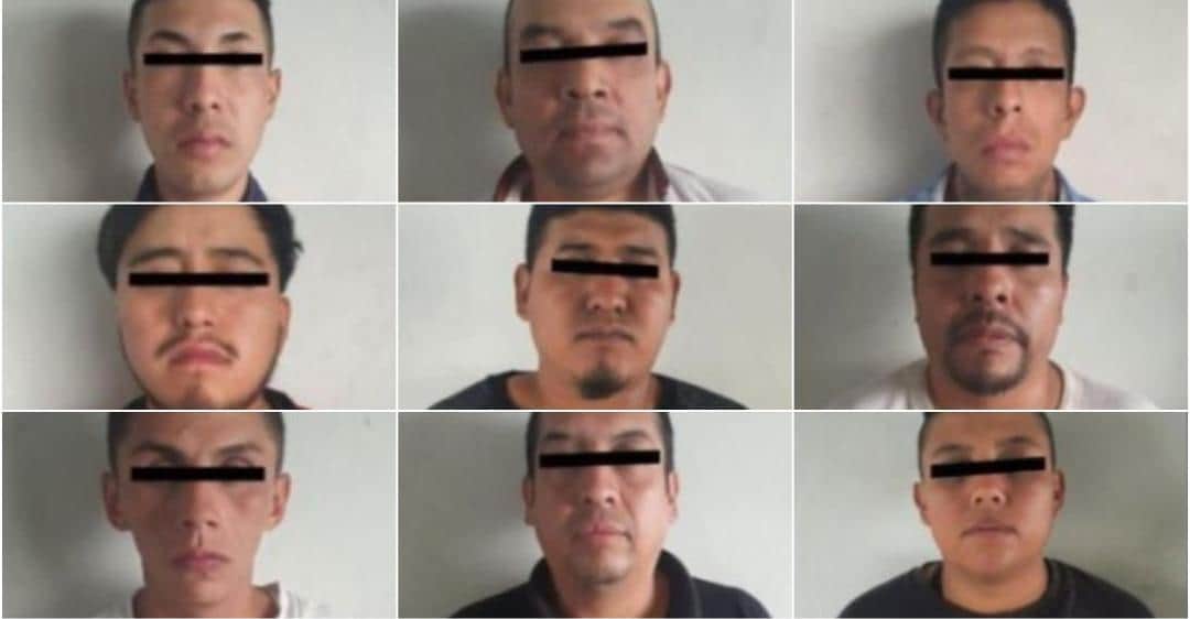 Detienen en Edomex a 9 extorsionadores; son presuntos miembros del CJNG