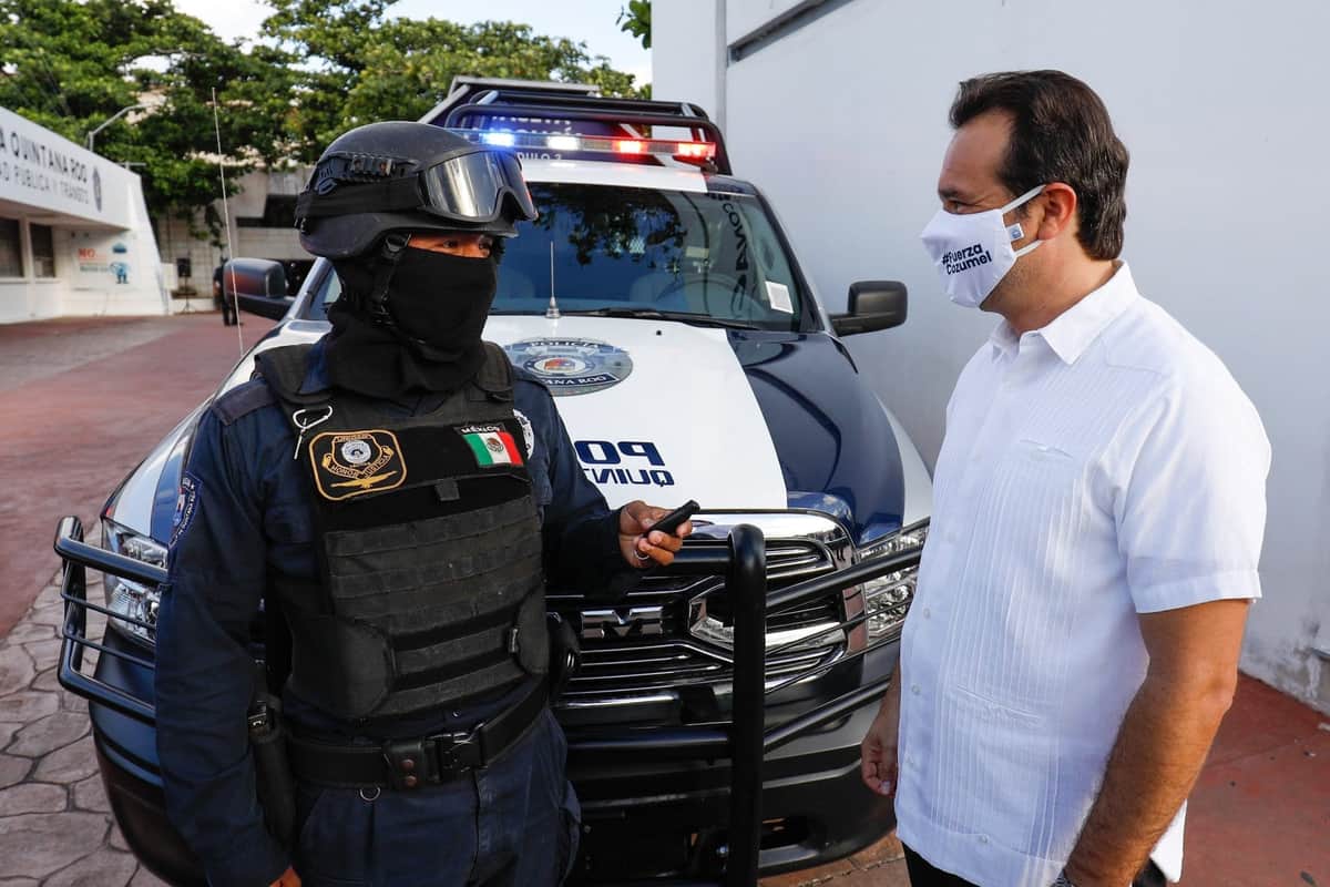 Unidas todas las fuerzas del orden y de la paz, trabajamos por nuestra comunidad en Cozumel: Pedro Joaquín Delbouis