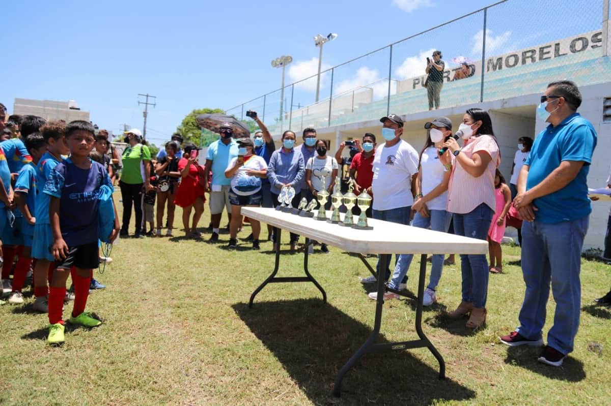 Blanca Merari ratifica compromiso con  deportistas de Puerto Morelos