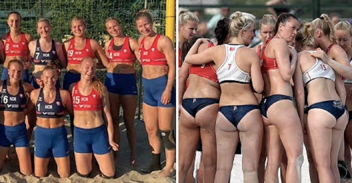 Por negarse a usar bikini y ponerse short, multan a selección femenil de balonmano playa de Noruega