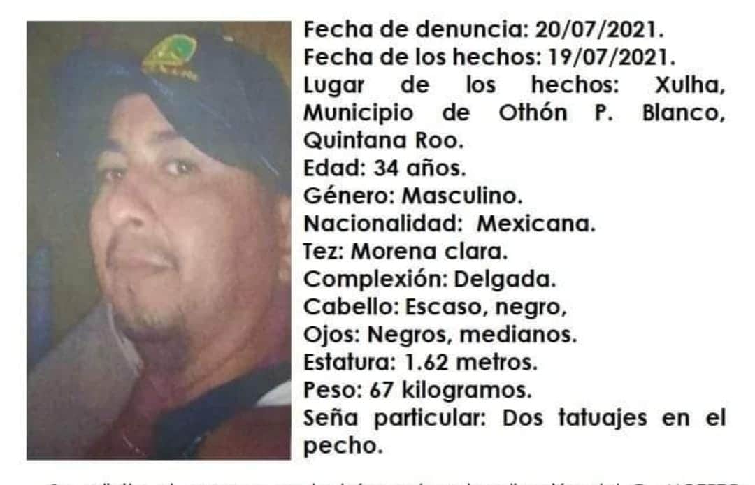 Hallan cuerpo de sujeto reportado como desaparecido en el sur de Q. Roo