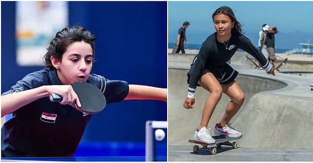 Dos niñas, de 12 y 13 años, son las atletas más jóvenes que participarán en los Juegos Olímpicos